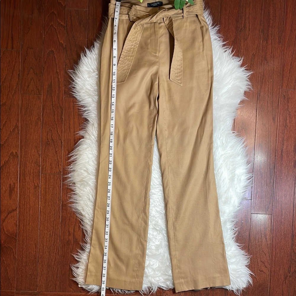 Ann Taylor Tan Trousers with Belt - Picture 8 of 13